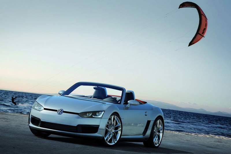 Illustration for article titled VW Bluesport Roadster: The Mid-Engined Diesel Sportscar